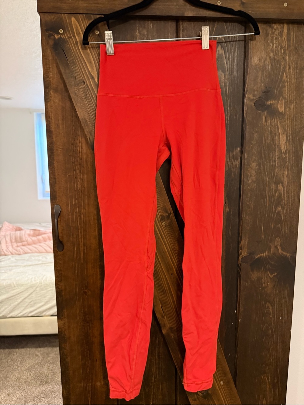 lululemon athletica Orange High-Waist Leggings